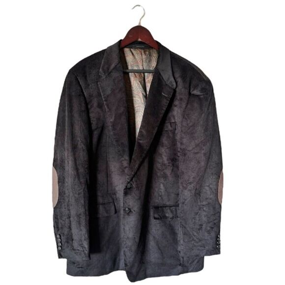 Ralph Lauren Corduroy Velvet Brown Jacket Size 44L - Picture 1 of 9